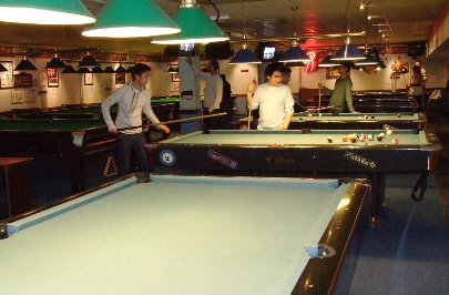 Snooker and outlet pool club